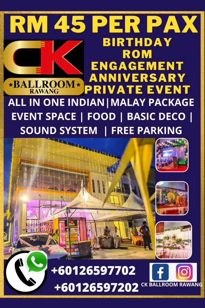 ck ballroom birthday ROM engagement package