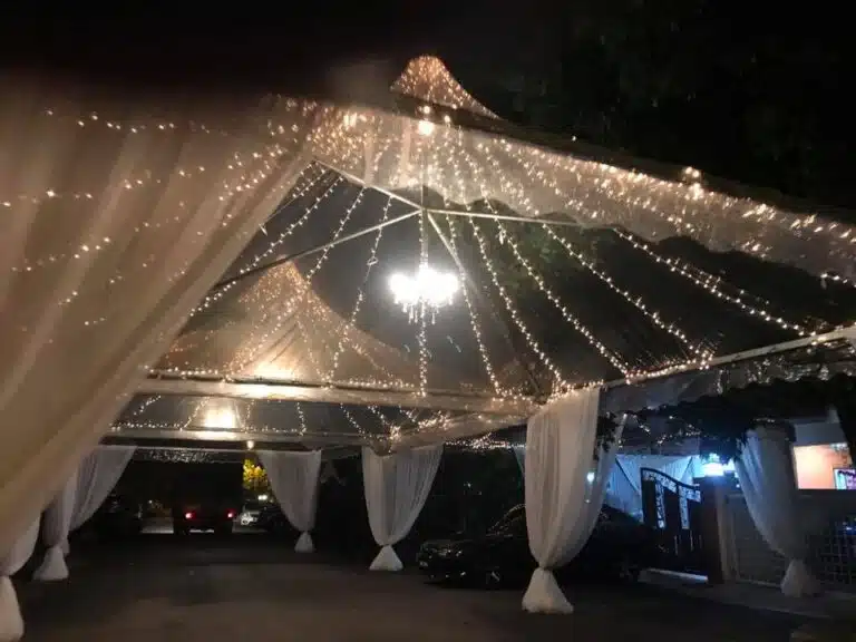 Transparent canopy rental price