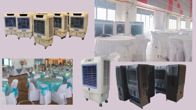 "Air cooler rental Malaysia for events, weddings, and outdoor functions" "Industrial air cooler unit for rent with delivery and setup in Malaysia" "Event air cooling solution for hot weather outdoor events in Kuala Lumpur" "Portable air cooler on wheels – suitable for indoor and outdoor use" "Heavy-duty air cooler system for concerts and large-scale exhibitions" "Misting air cooler rental in Malaysia for garden events and patio setups" "Affordable air cooler hire in Klang Valley with full installation service" "CK Event Management air cooler setup for wedding in Selangor" "Best air cooler rental service near me – quick setup and powerful airflow" "Malaysia’s top-rated air cooler company offering silent cooling systems" "Air coolers lined up for rental at indoor conference in Putrajaya" "Mist fan and portable air cooler rental combo for Malaysian outdoor events" "Large venue cooling solution with industrial-grade air coolers" "Silent air coolers for VIP functions and professional corporate setups" "Powerful air coolers placed in a wedding hall by CK Event Management"