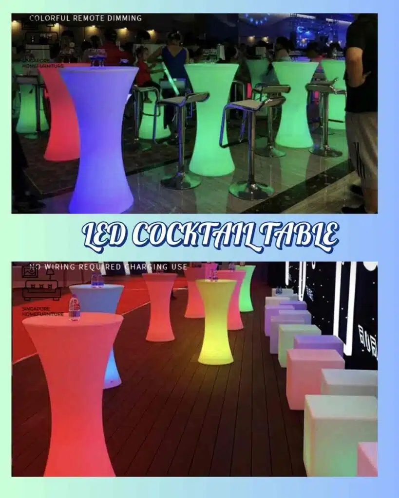 LED COCKTAIL TABLE RENTAL MALAYSIA