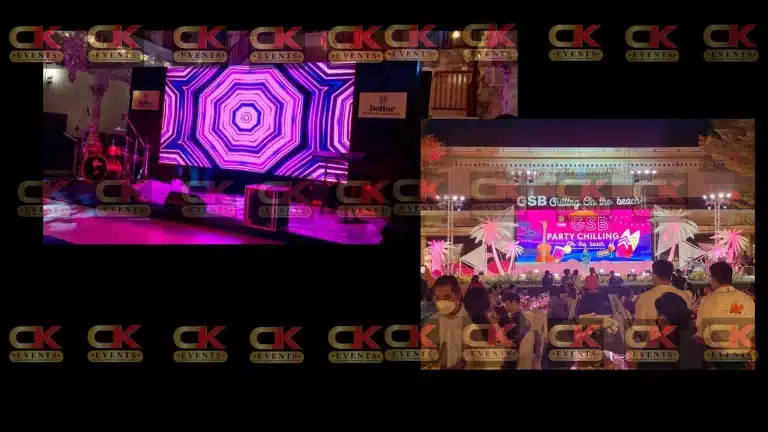 Putrajaya LED screen rental — beach/park style event with main LED stage